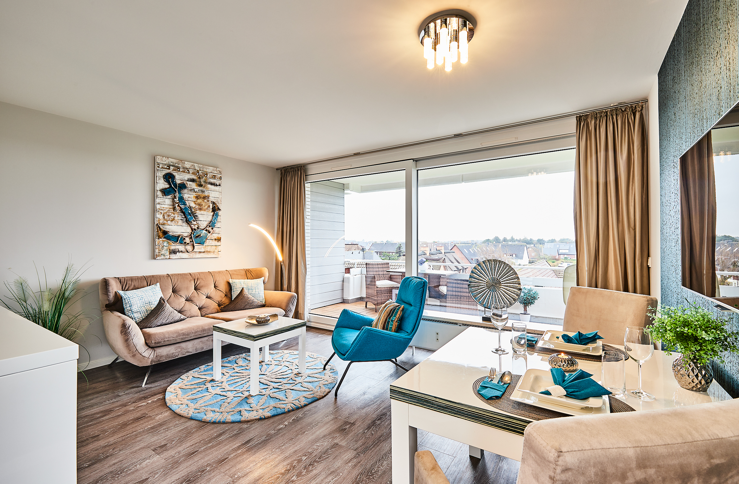 Stylische 2-Zi-FeWo „Luxusnest“ mit Meerblick