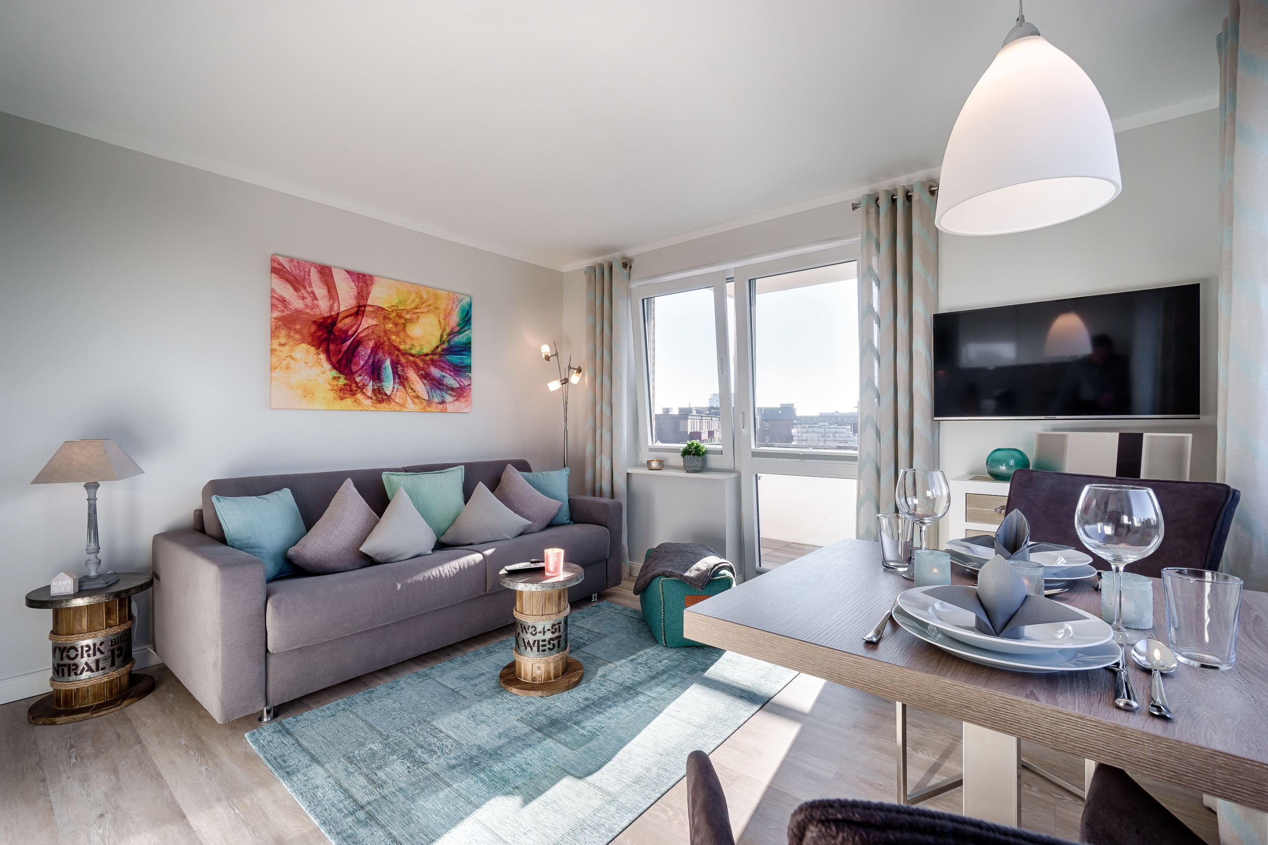 Schicke 2-Zi-FeWo "City-Lounge" in Top Strandlage