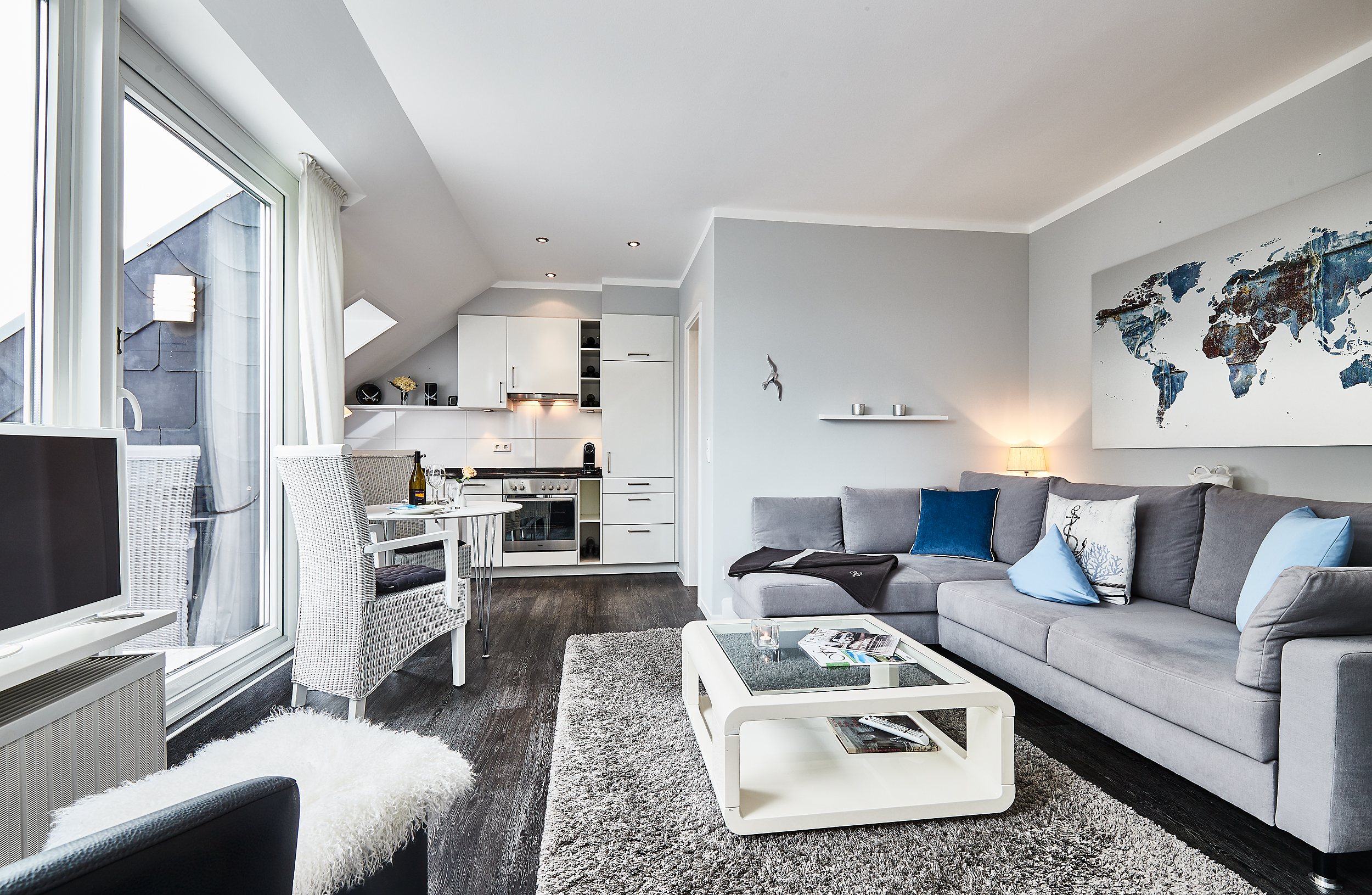 Moderne 2-Zi-FeWo "Kuschelzeit" mit Dachterrasse