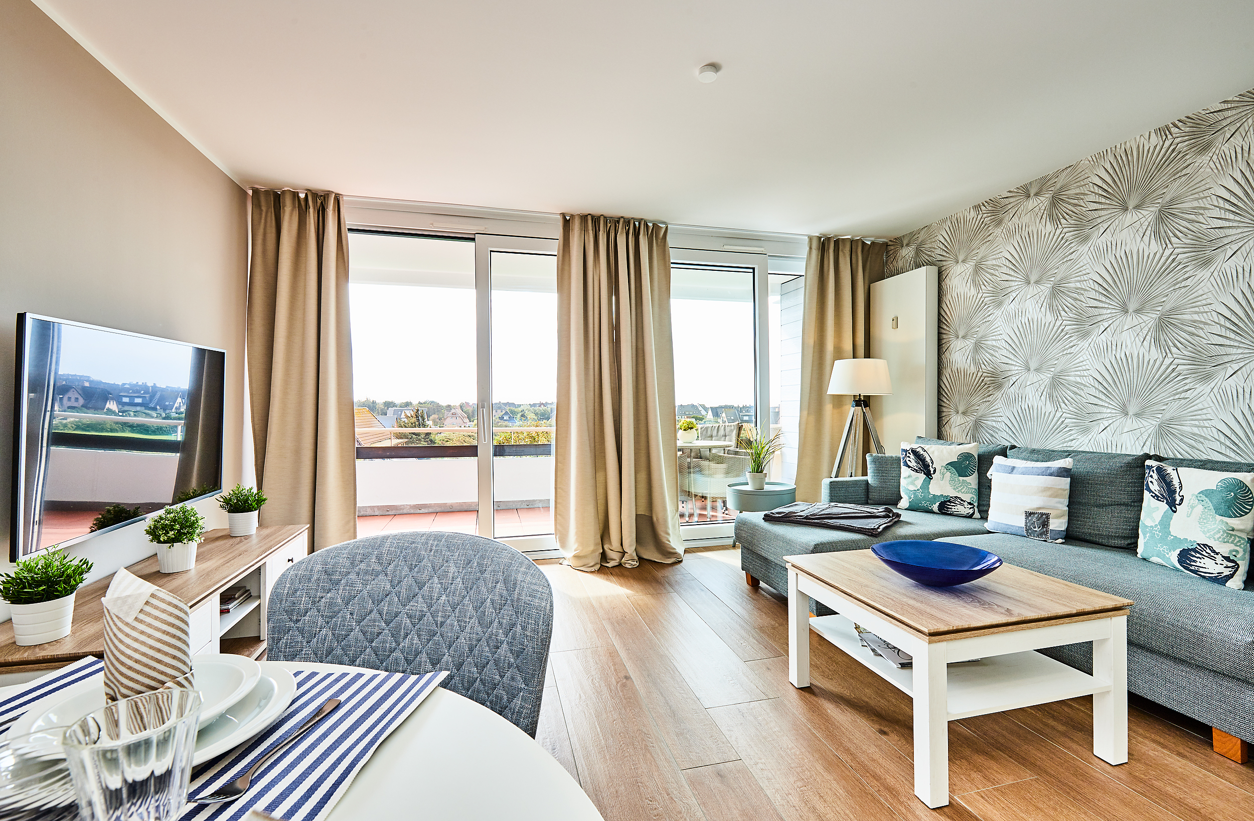 Schicke 2-Zi-FeWo "Beachside" mit Meerblick