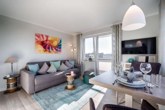 Schicke 2-Zi-FeWo "City-Lounge" in Top Strandlage