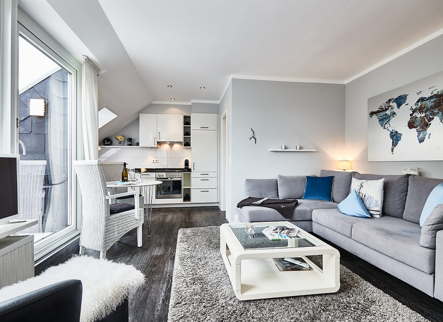 Moderne 2-Zi-FeWo "Kuschelzeit" mit Dachterrasse