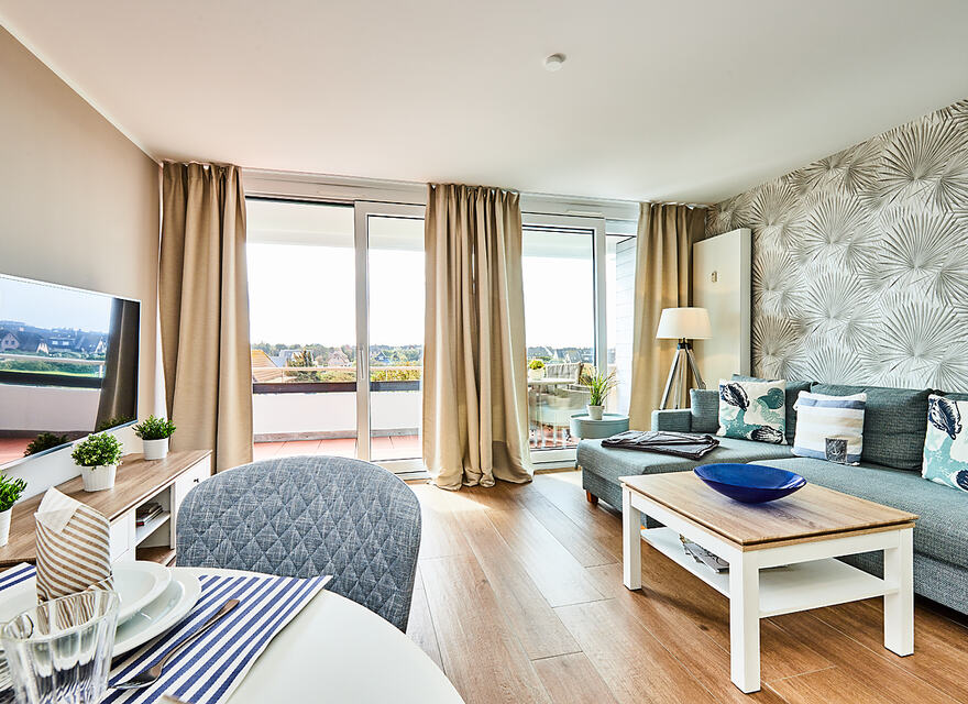 Schicke 2-Zi-FeWo "Beachside" mit Meerblick